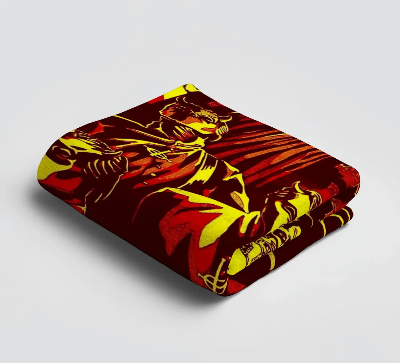 ghost band art towel by vanhesling