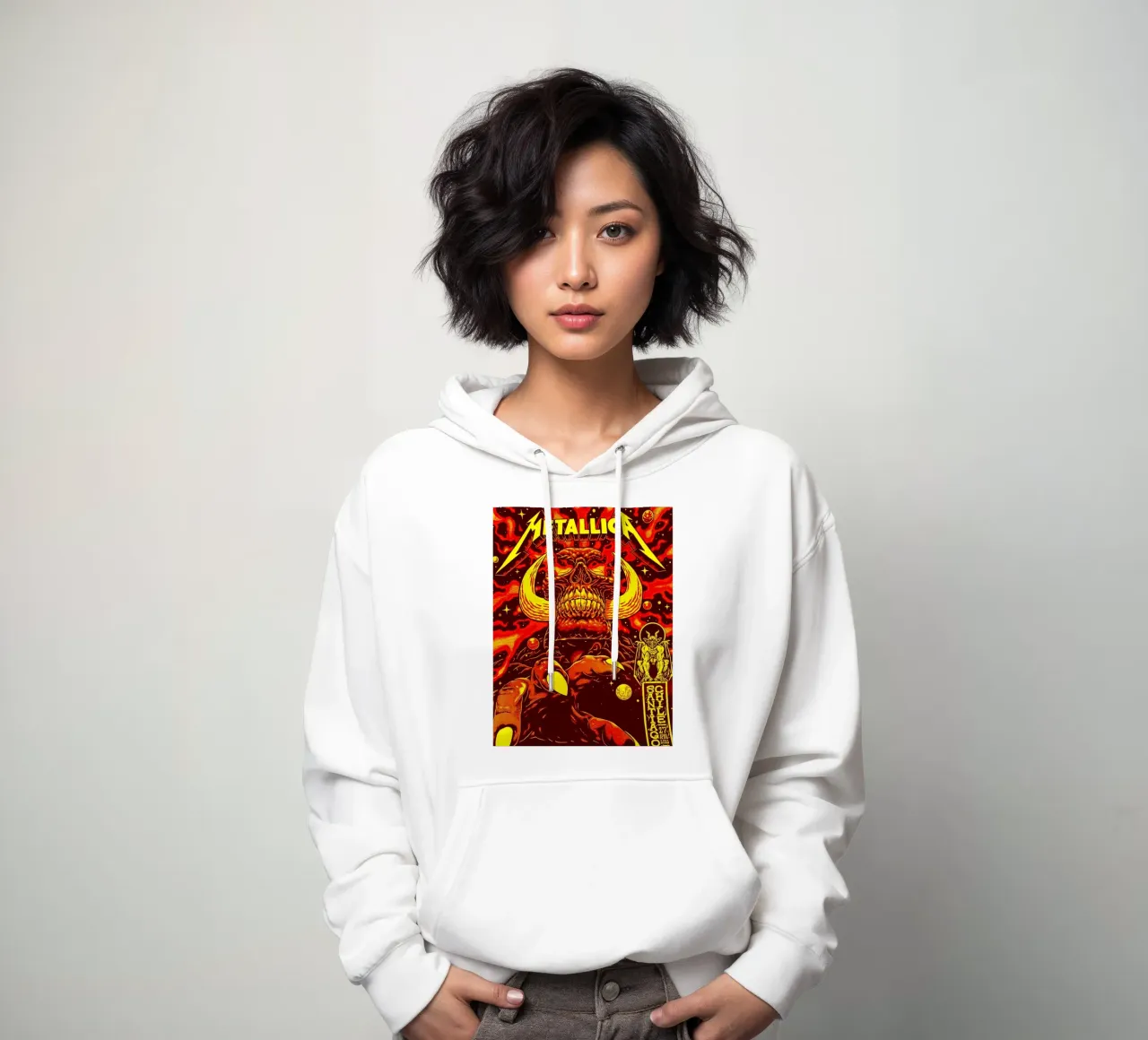 metallica band art hoodie by vanhesling