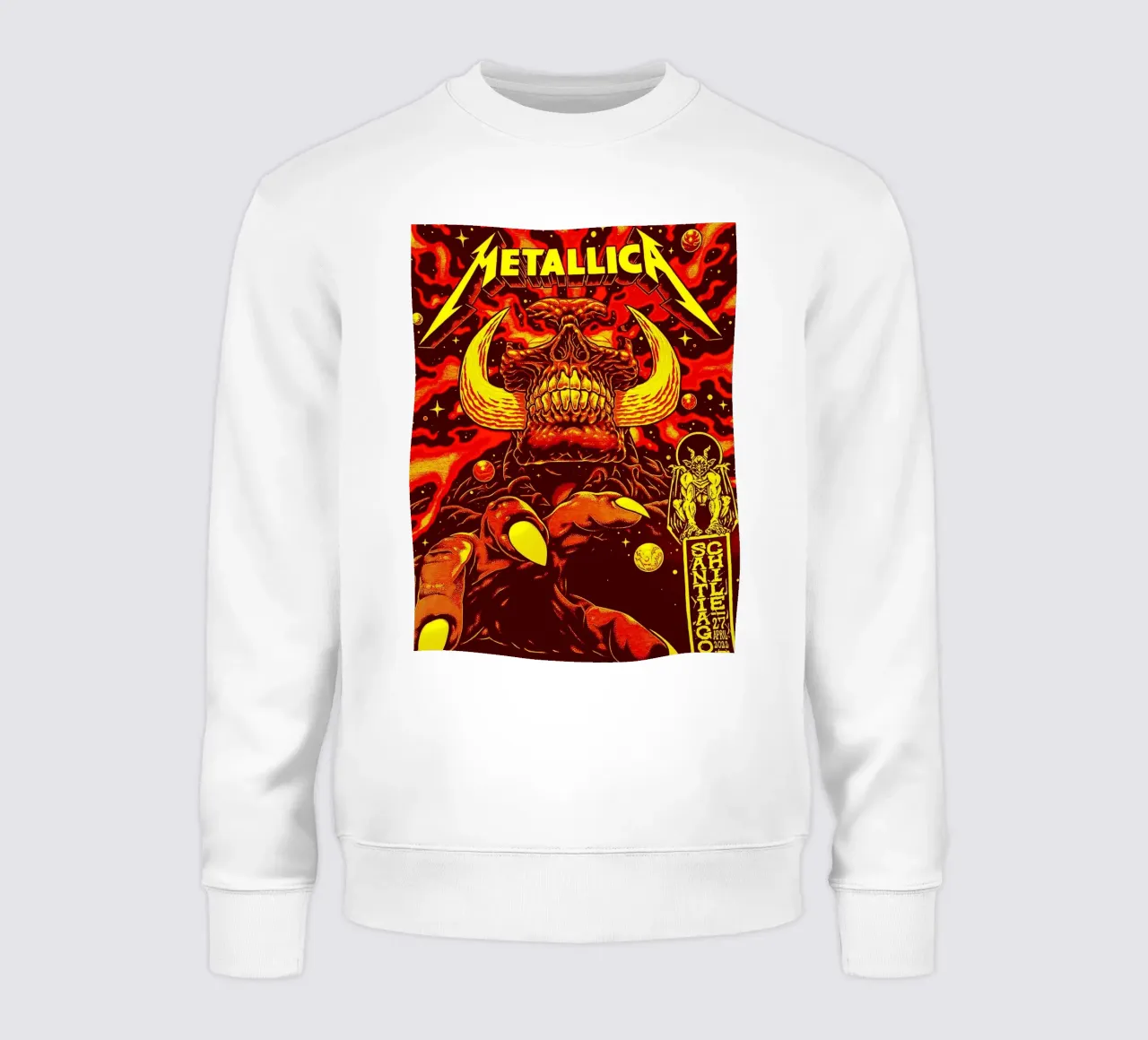 metallica band art sweatshirt by vanhesling