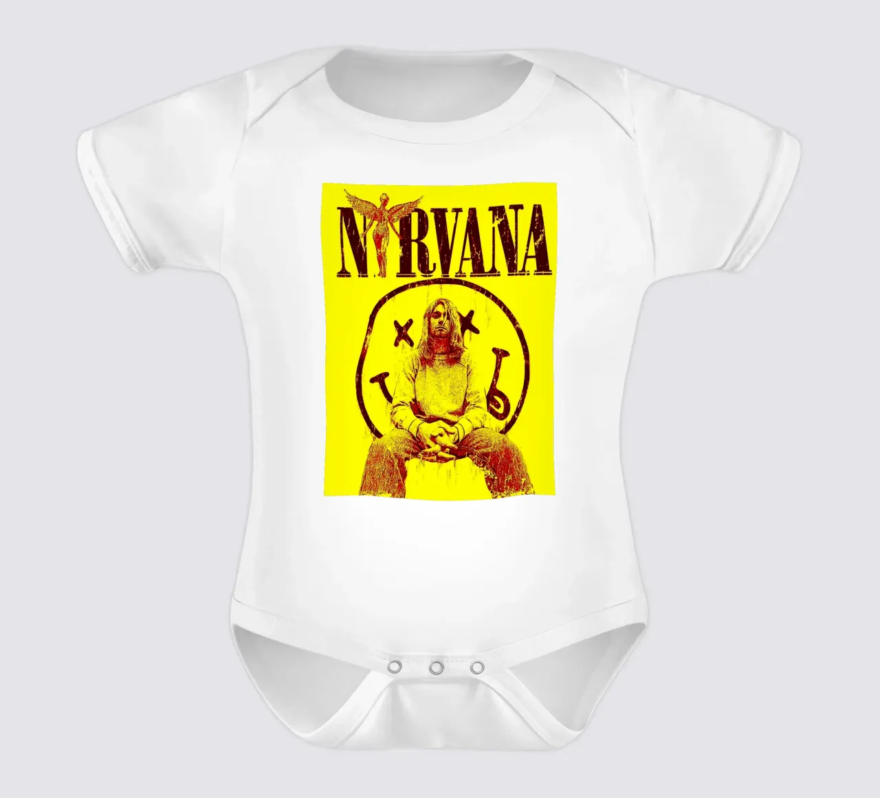 nirvana band art body de bebé de vanhesling
