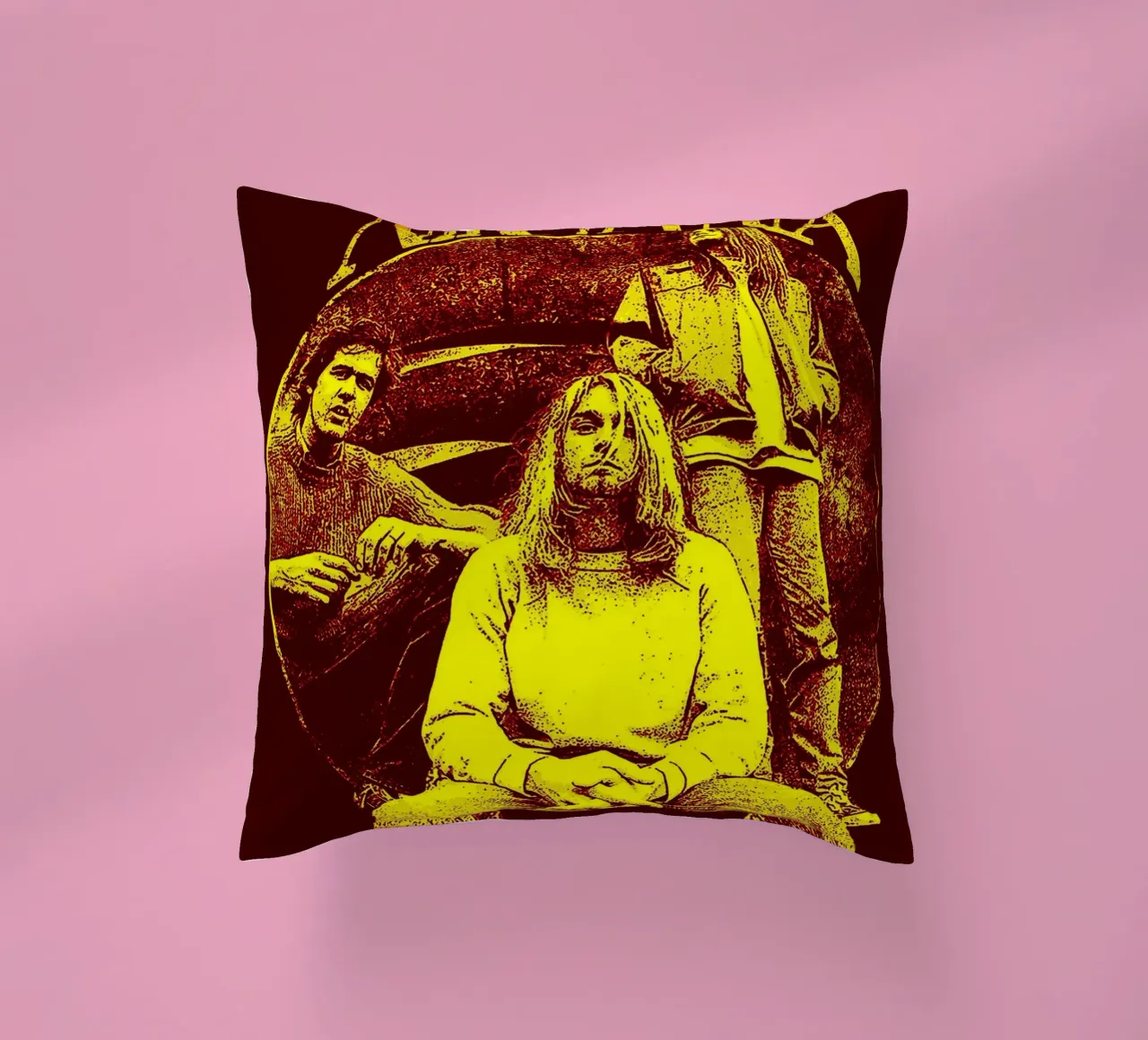 nirvana band art cuscino da vanhesling
