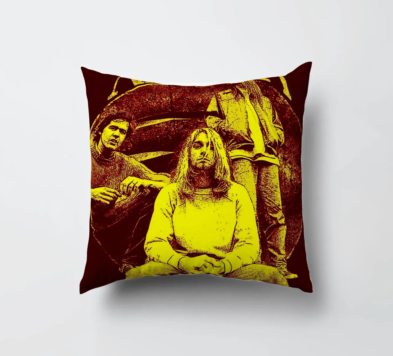 nirvana band art cuscino da vanhesling