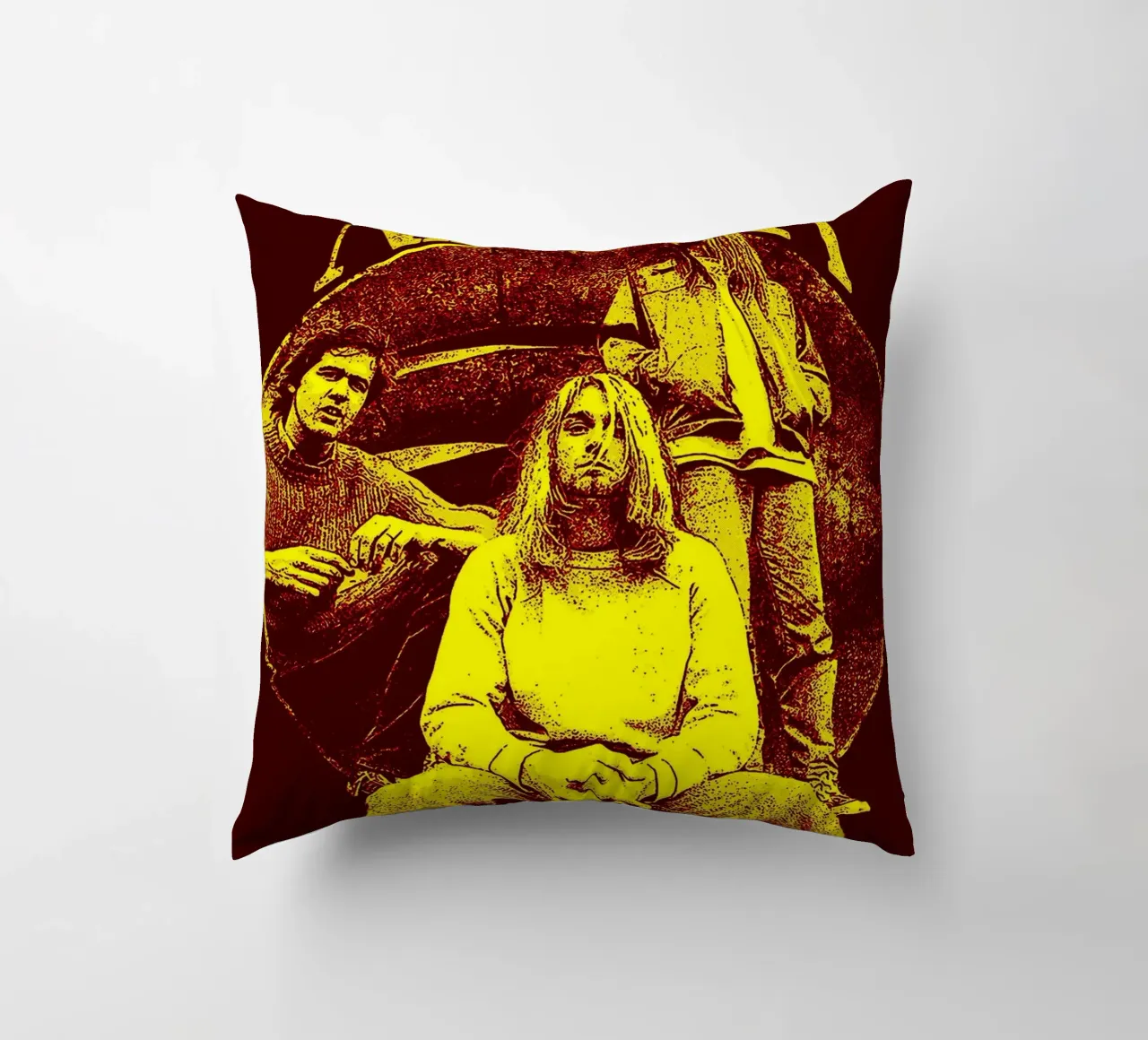 nirvana band art cuscino da vanhesling