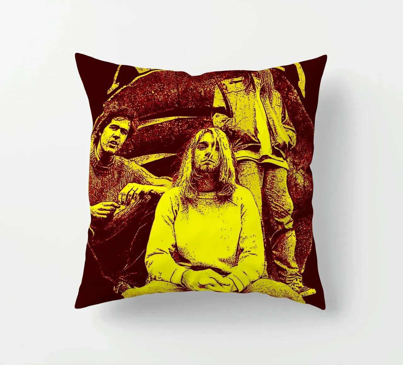 nirvana band art cuscino da vanhesling