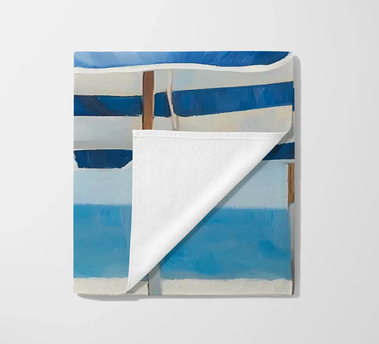 Ombrelloni blu telo mare da IamHomeStudio