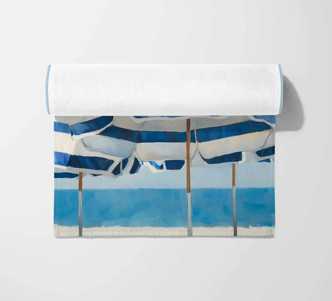 Ombrelloni blu telo mare da IamHomeStudio