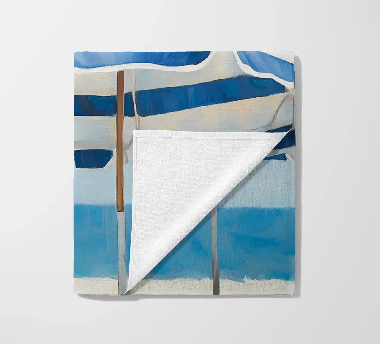 Ombrelloni blu telo mare da IamHomeStudio