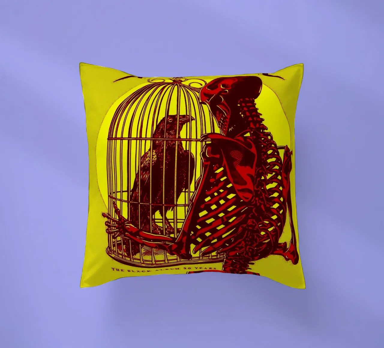 metallica band art decorative cushion by vanhesling