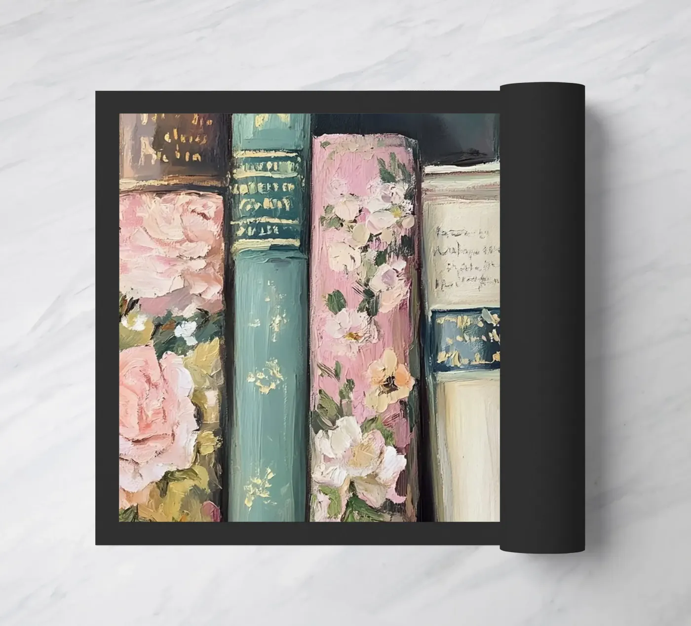 Boeken op de plank deurmat van IamHomeStudio
