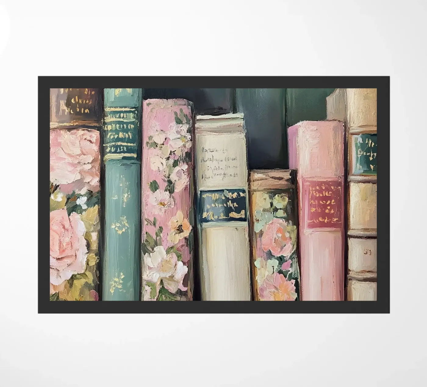 Boeken op de plank deurmat van IamHomeStudio