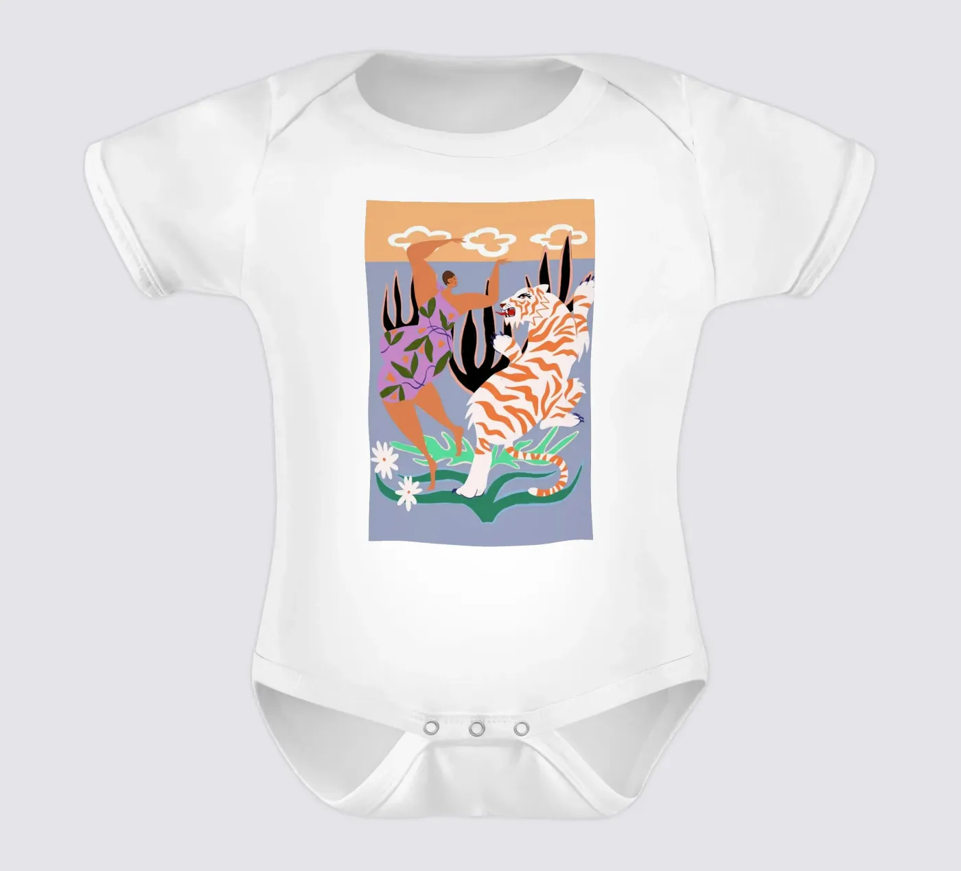 Hello Tiger body bébé de Arty Guava