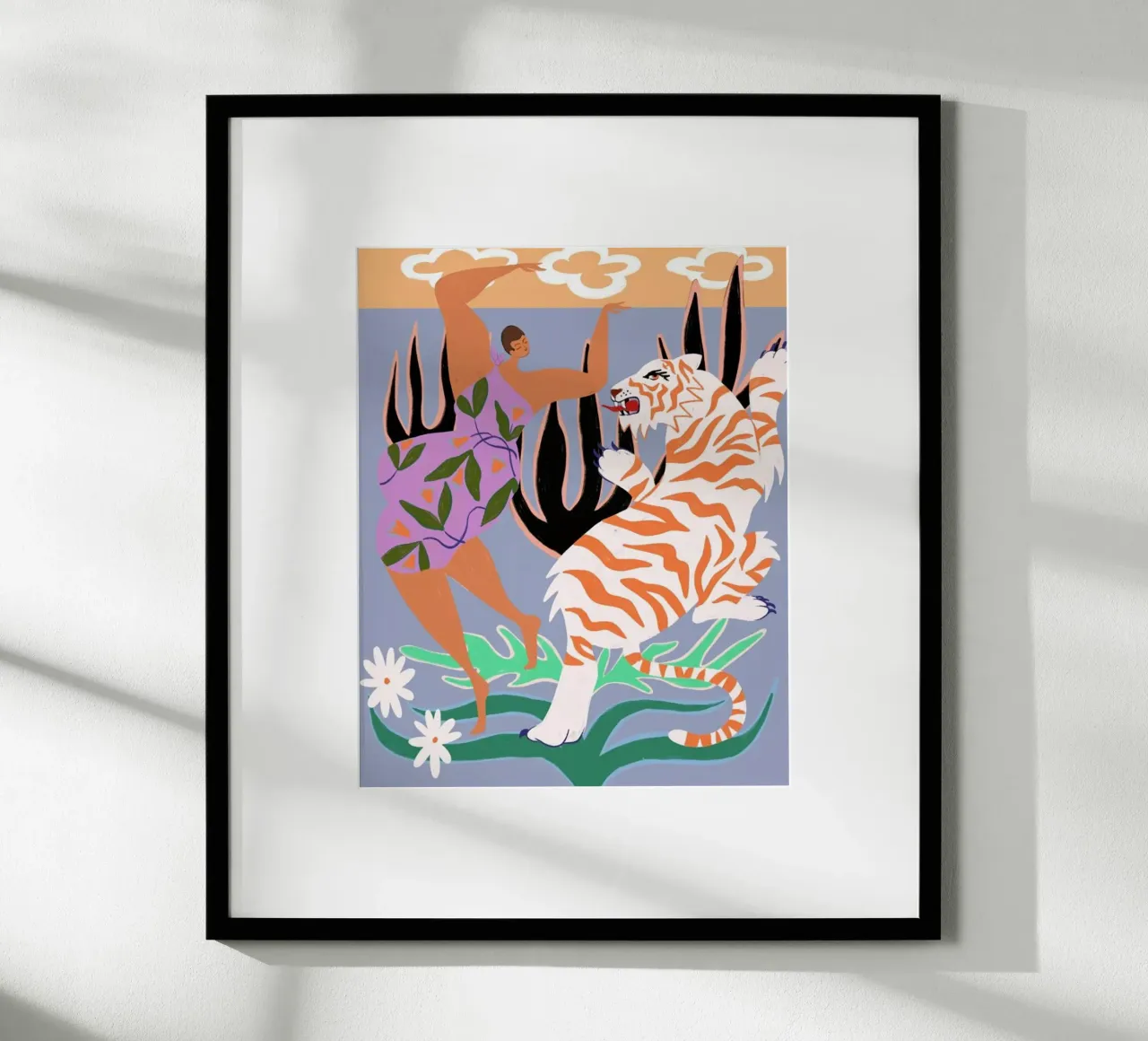 Hello Tiger poster by Arty Guava