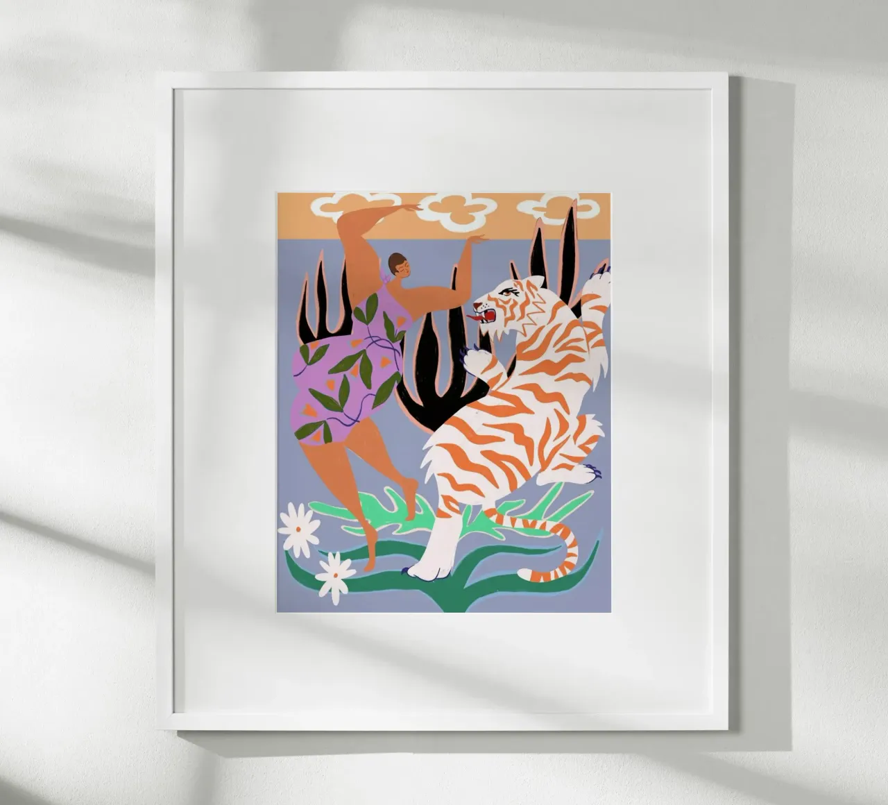 Hello Tiger poster by Arty Guava