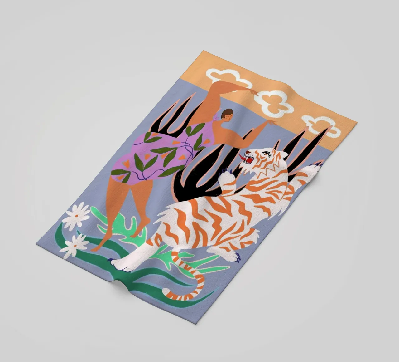 Hello Tiger telo mare da Arty Guava