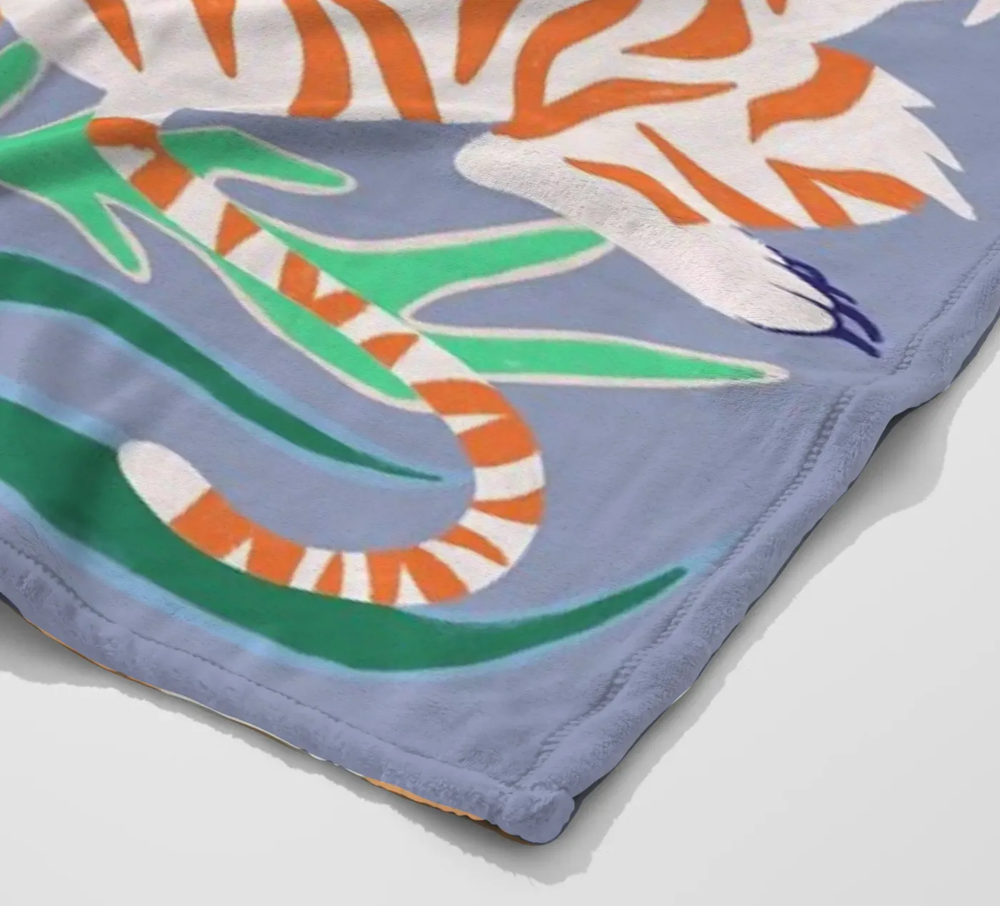 Hello Tiger Fleecedecke von Arty Guava