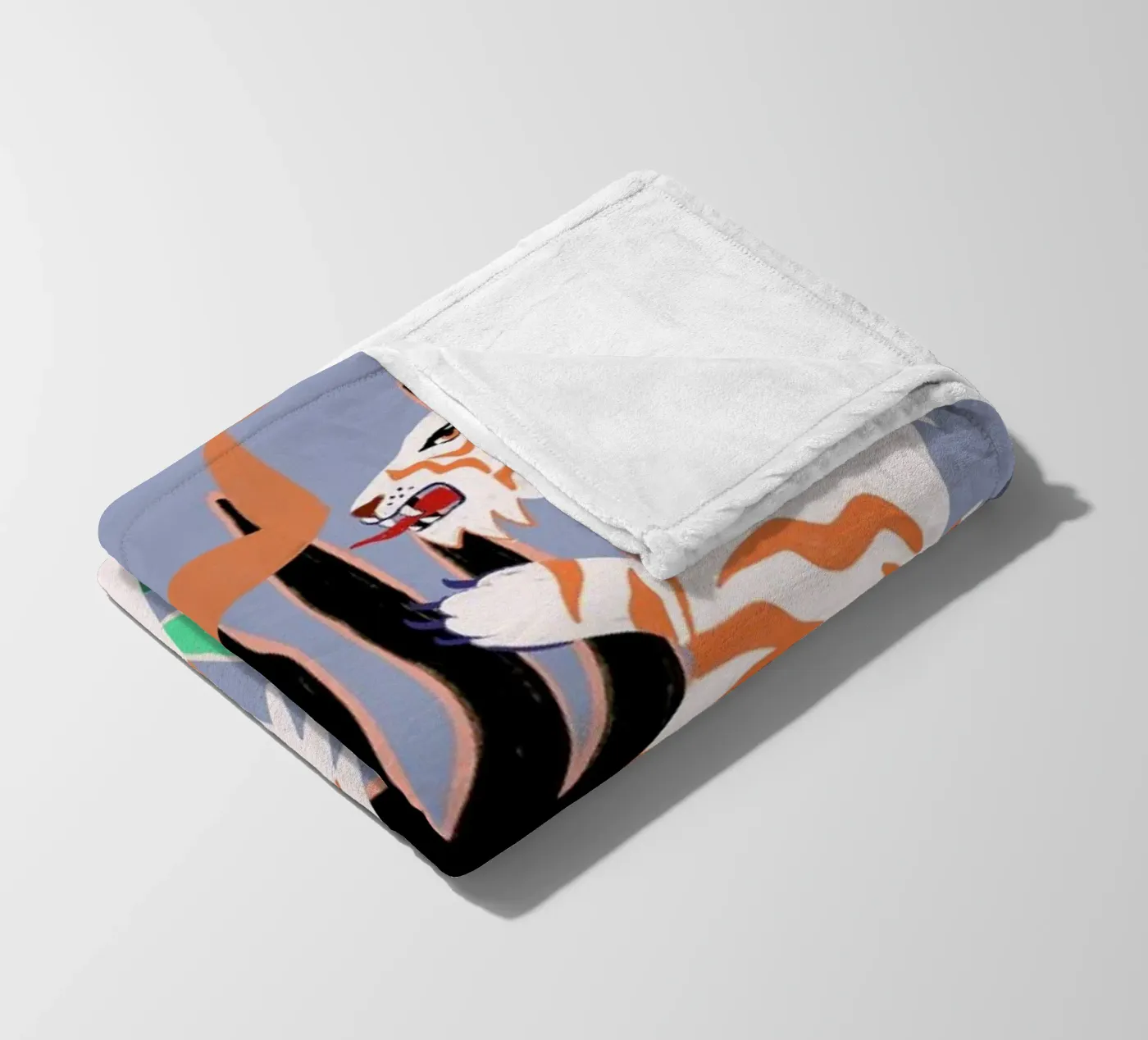 Hello Tiger Fleecedecke von Arty Guava