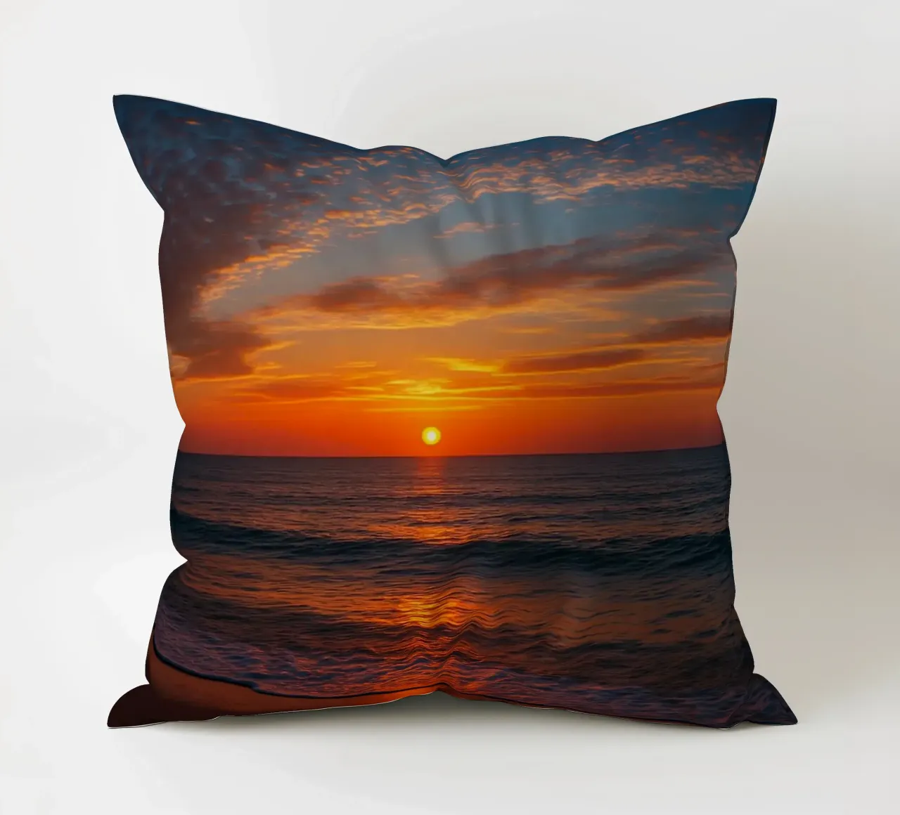 Tramonto in spiaggia cuscino da RealLifeMoments