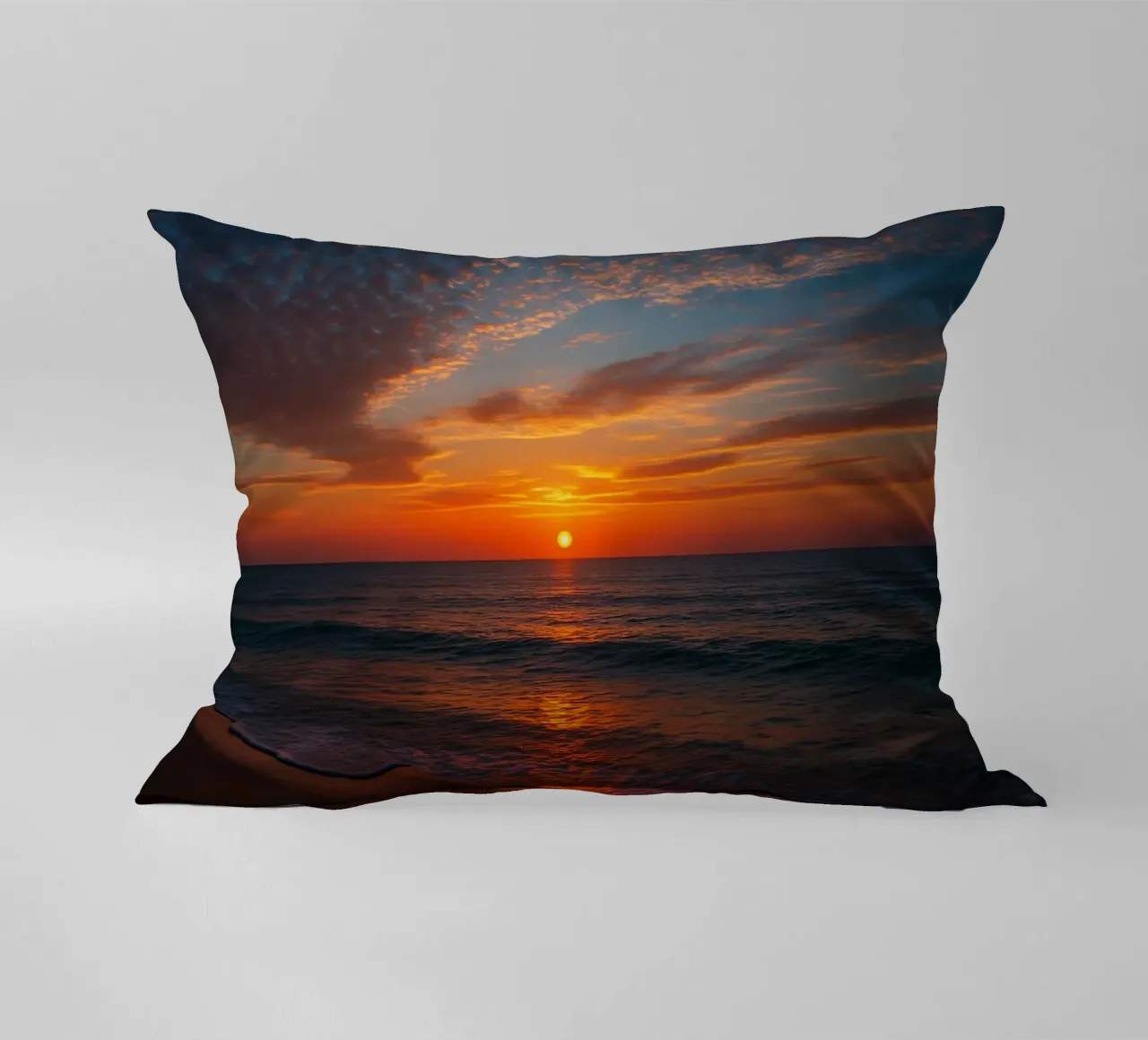 Tramonto in spiaggia cuscino da RealLifeMoments