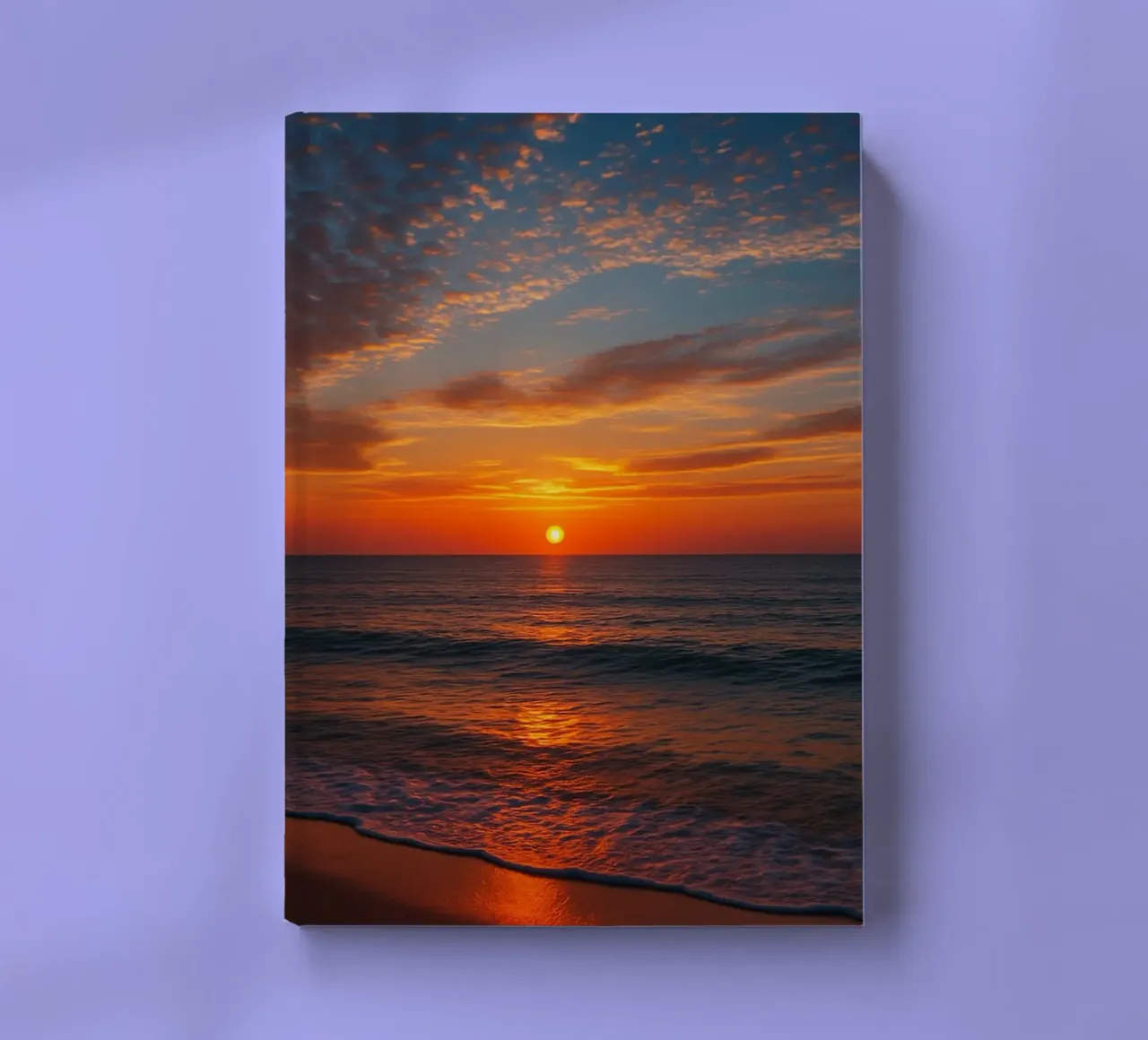 Sunset at the beach notebook by RealLifeMoments