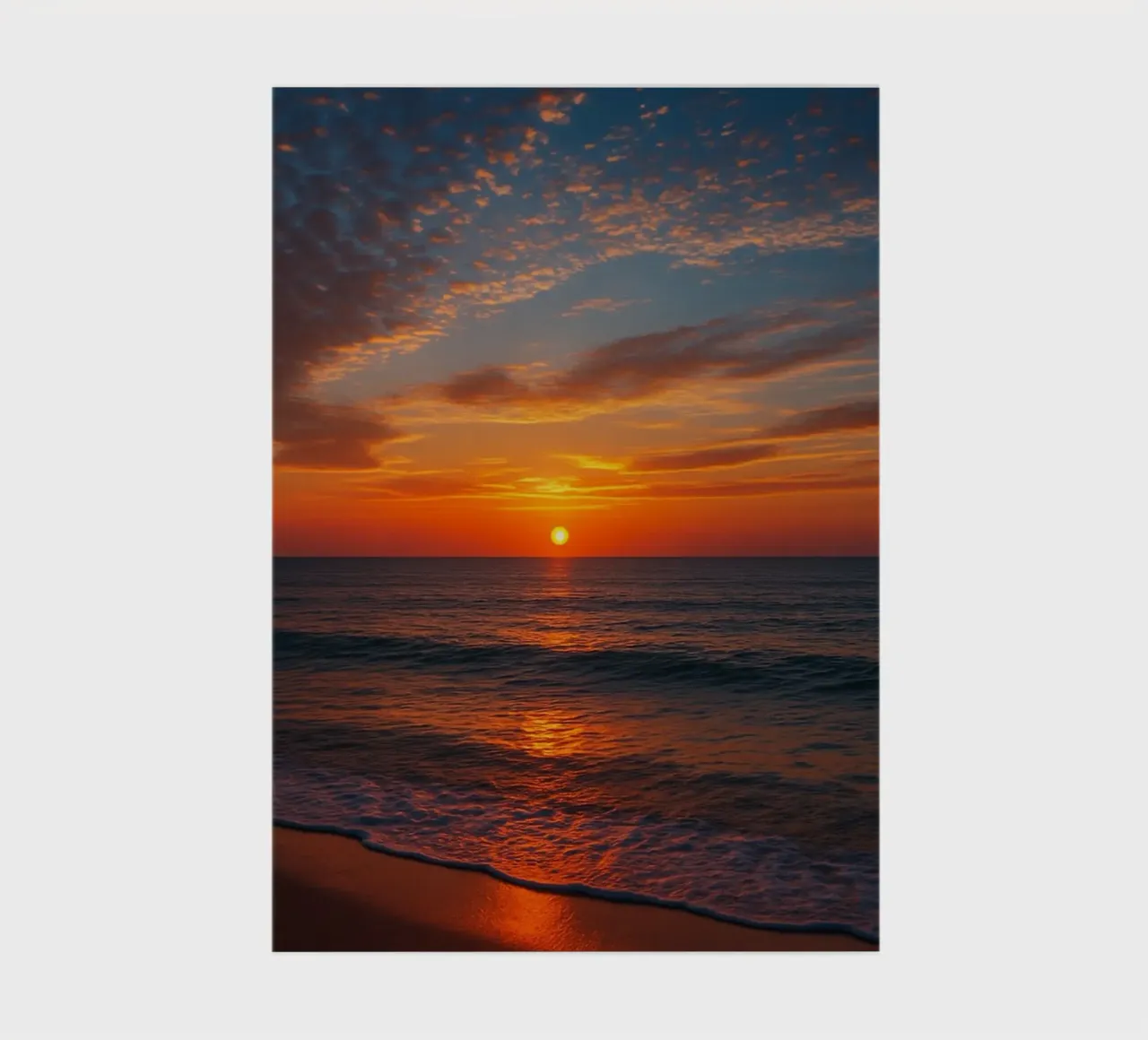 Sunset at the beach notebook by RealLifeMoments