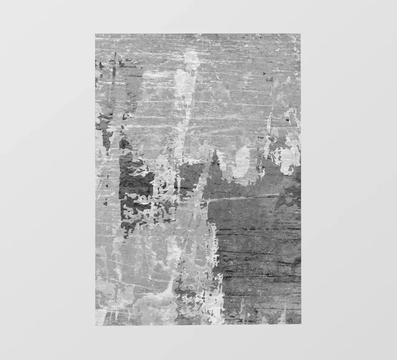 abstract art gray texture telo in pvc da vintageshop