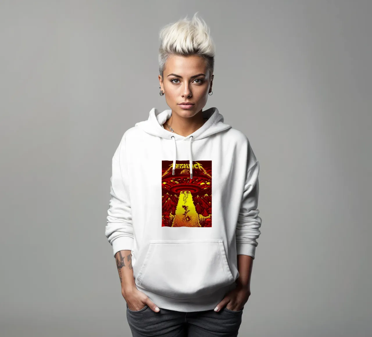 metallica band art hoodie by vanhesling