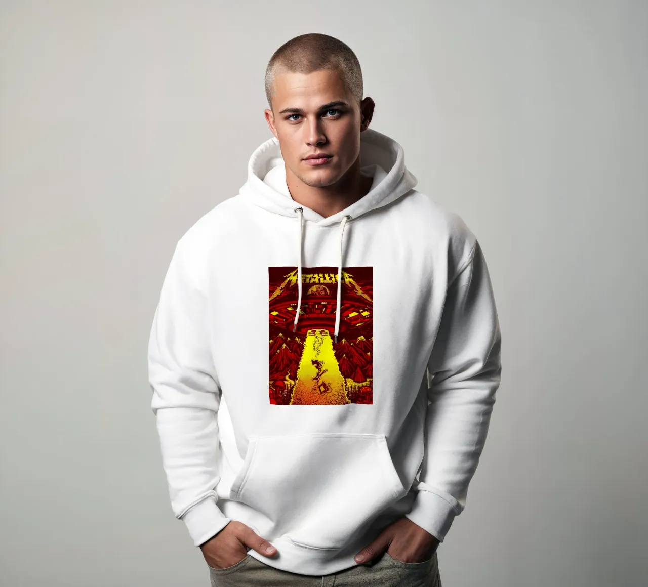 metallica band art hoodie by vanhesling