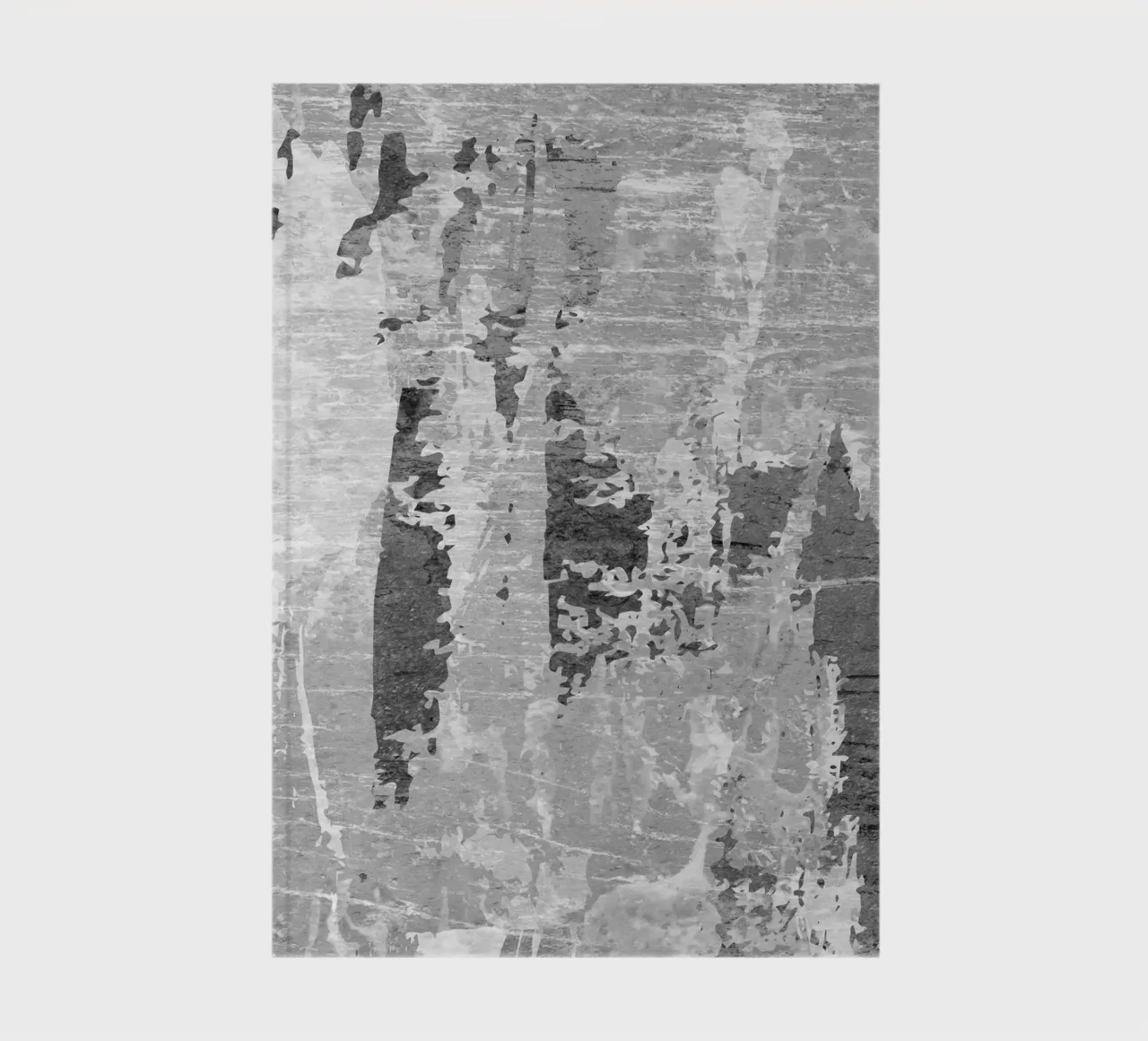 abstract art gray texture 2 notebook by vintageshop