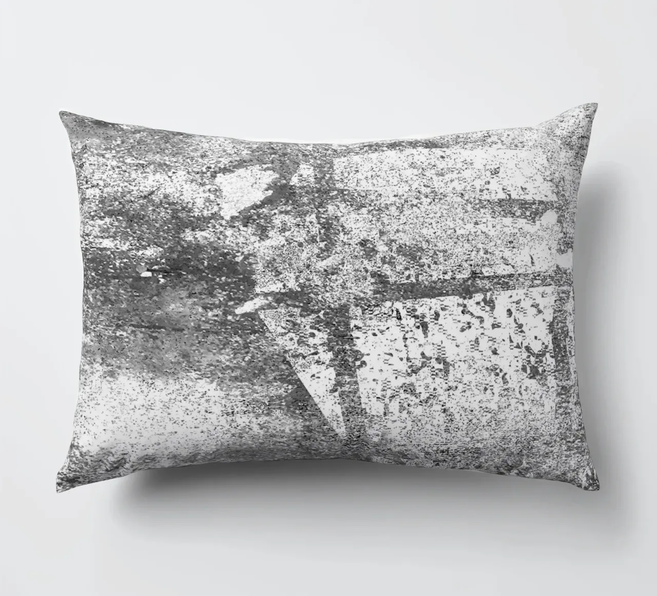 abstract art gray texture gold cuscino da vintageshop