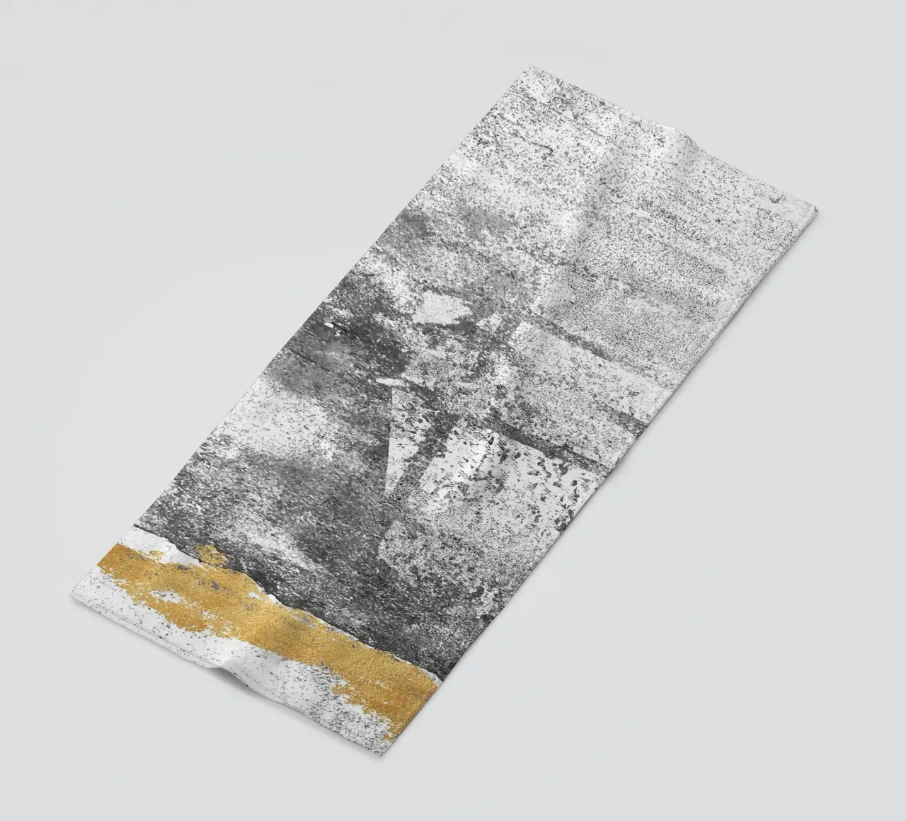 abstract art gray texture gold telo mare da vintageshop