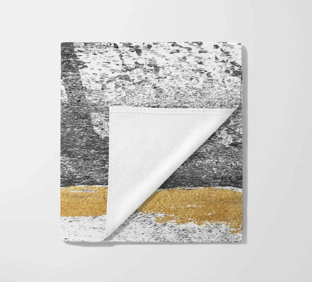 abstract art gray texture gold telo mare da vintageshop