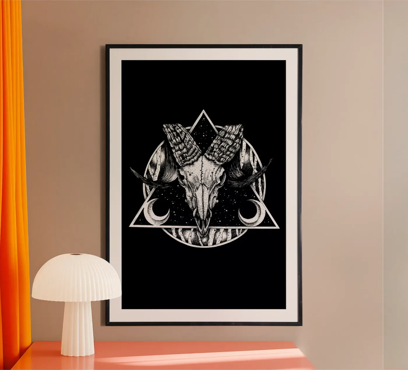 Goat poster by Alejandra Sáenz