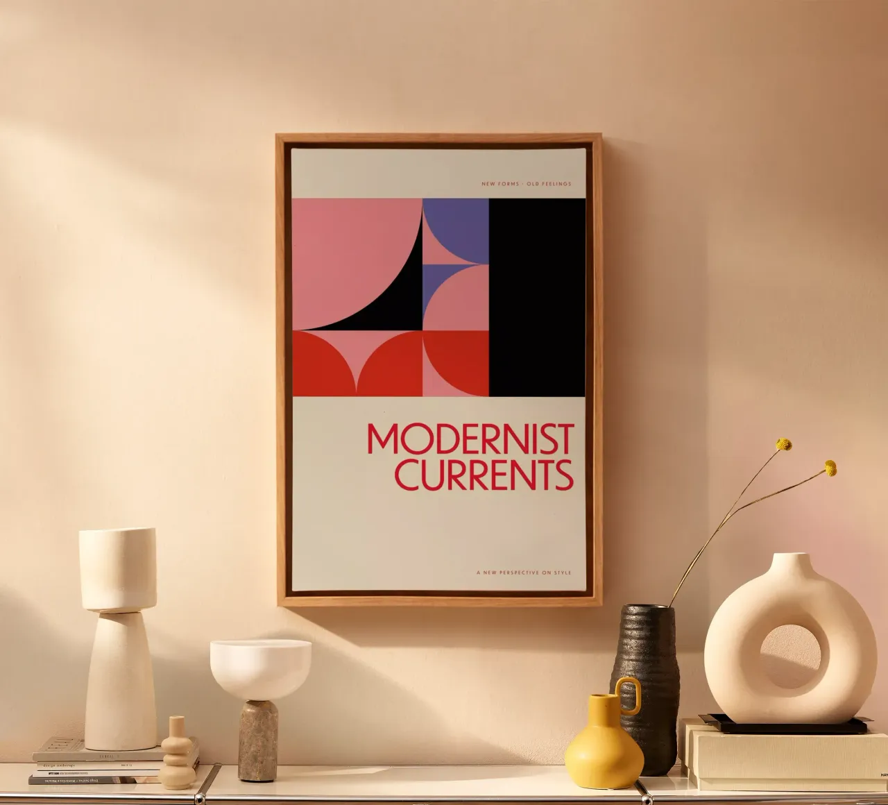 New Currents tela con Cornice a cassetta da Studio One