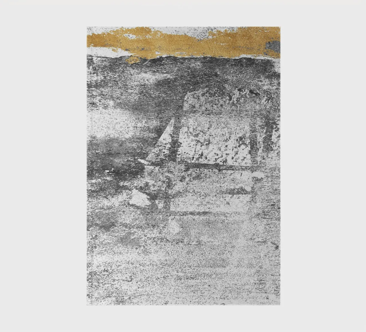 abstract art gray texture gold 2 notebook by vintageshop