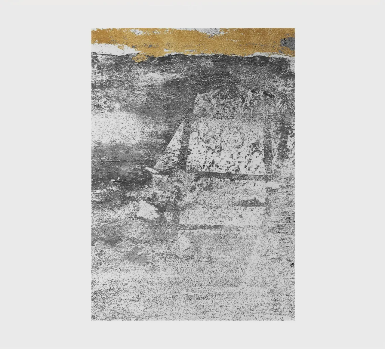 abstract art gray texture gold 2 notebook by vintageshop
