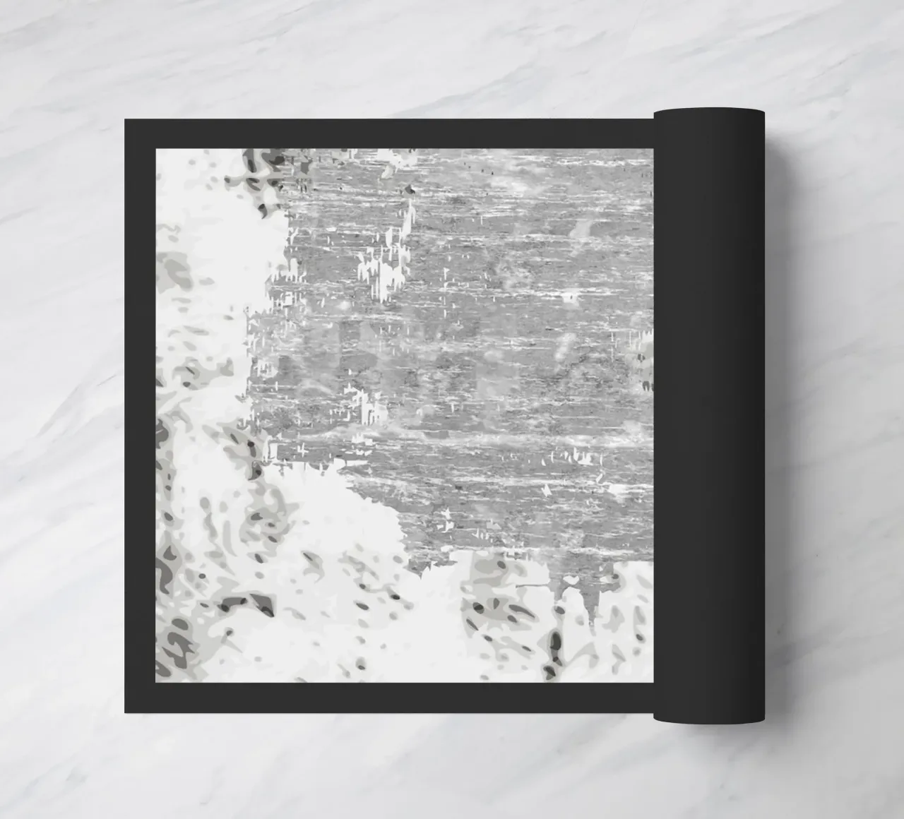 abstract art gray texture zerbino da vintageshop