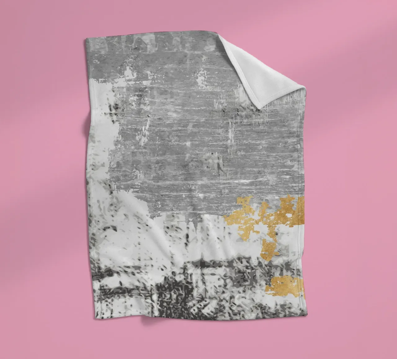 abstract art gray texture coperta in pile da vintageshop