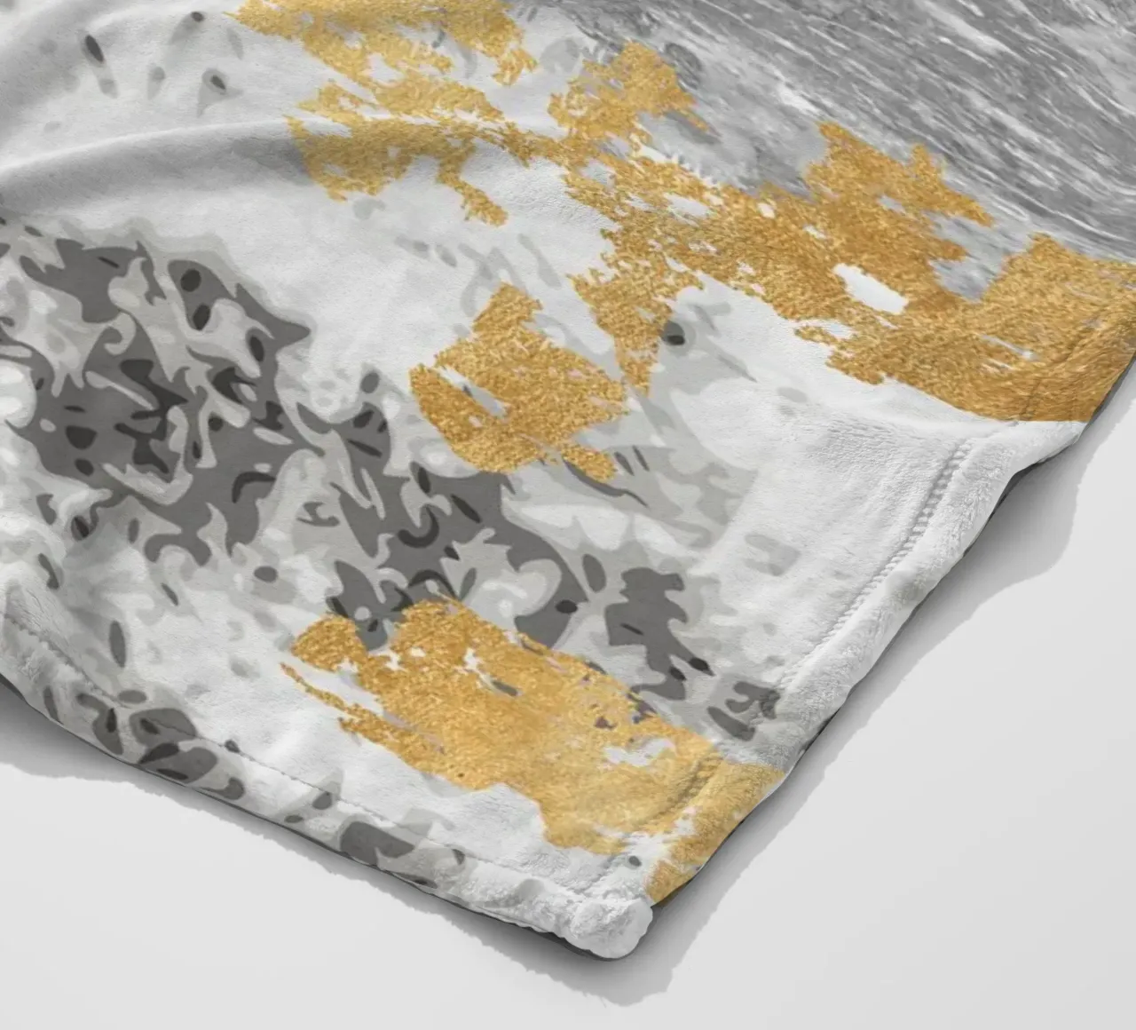 abstract art gray texture coperta in pile da vintageshop
