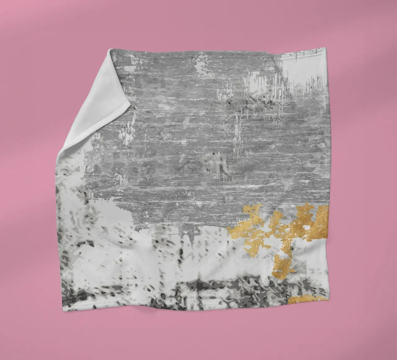 abstract art gray texture coperta in pile da vintageshop