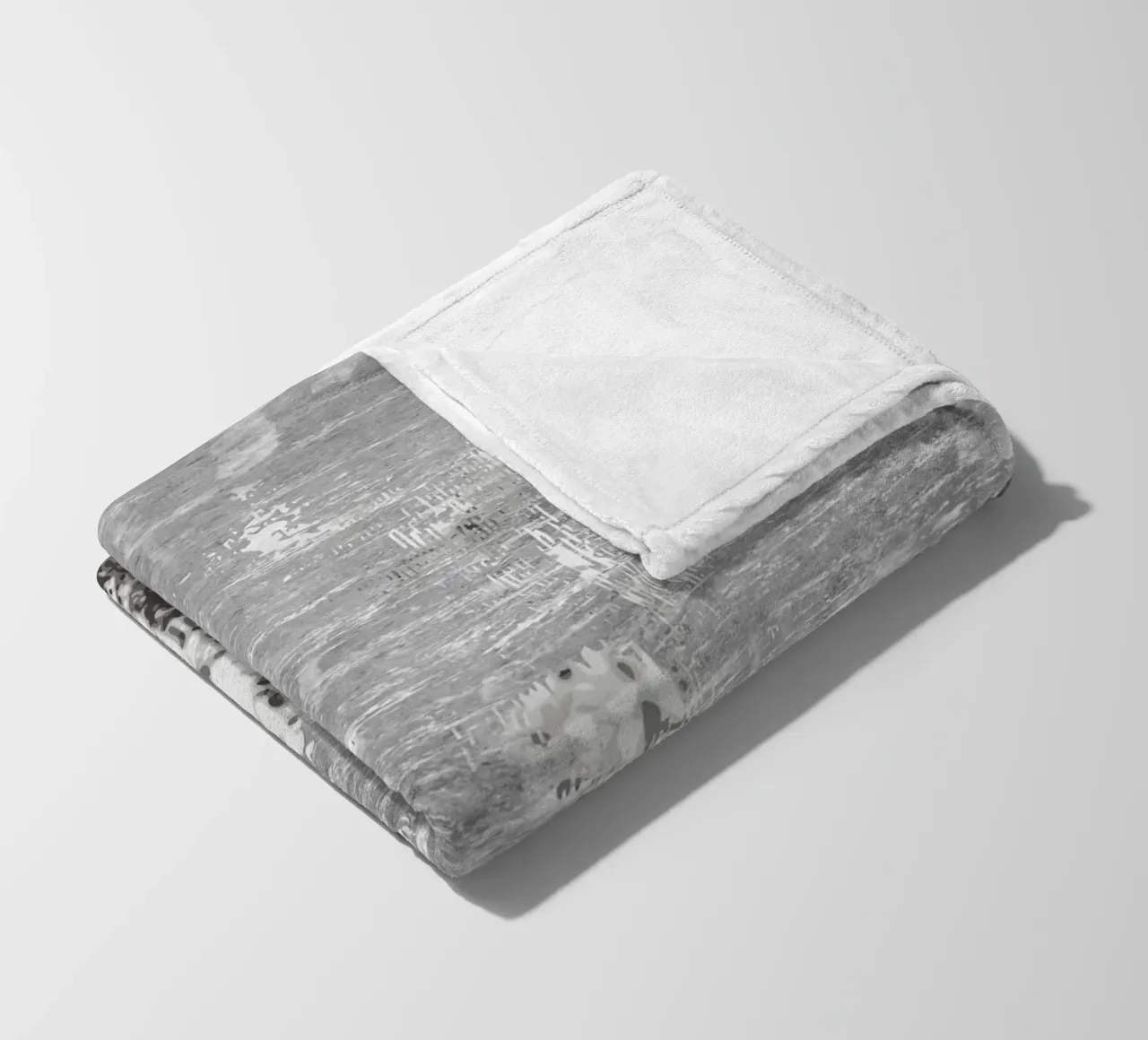 abstract art gray texture coperta in pile da vintageshop