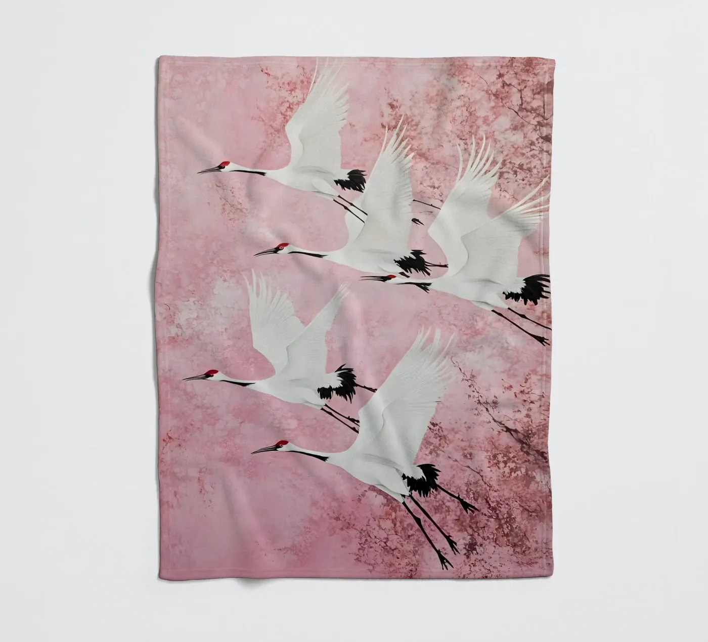 Cranes Fleecedecke von IamHomeStudio