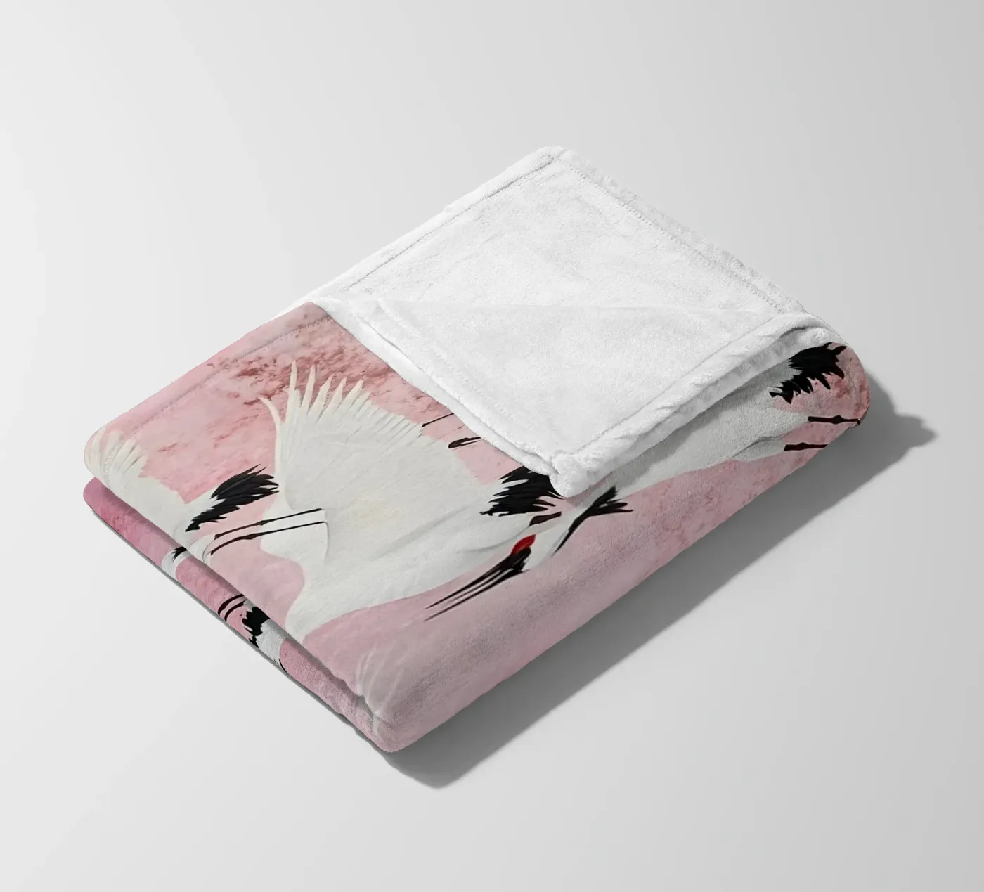 Cranes Fleecedecke von IamHomeStudio