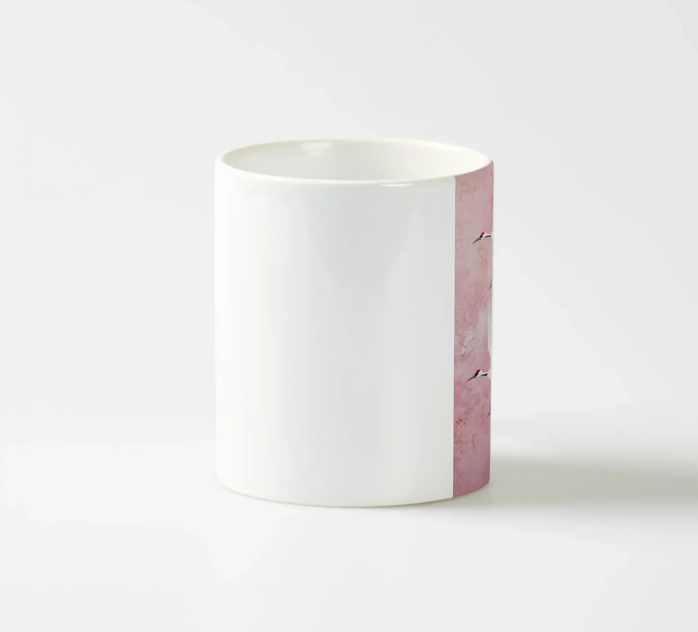 Cranes ceramic mug by IamHomeStudio