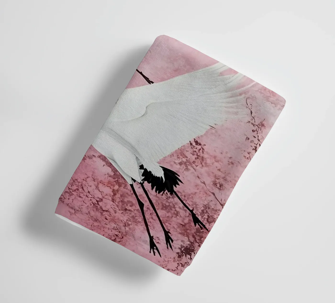 Cranes towel by IamHomeStudio