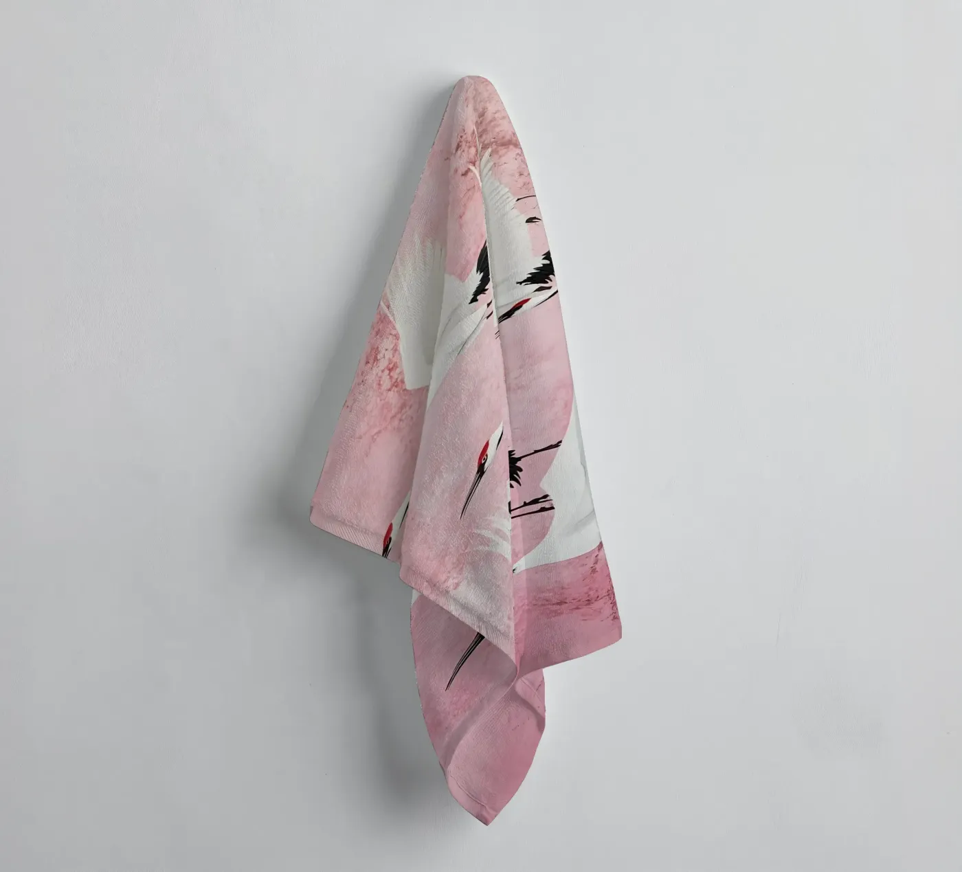 Cranes towel by IamHomeStudio