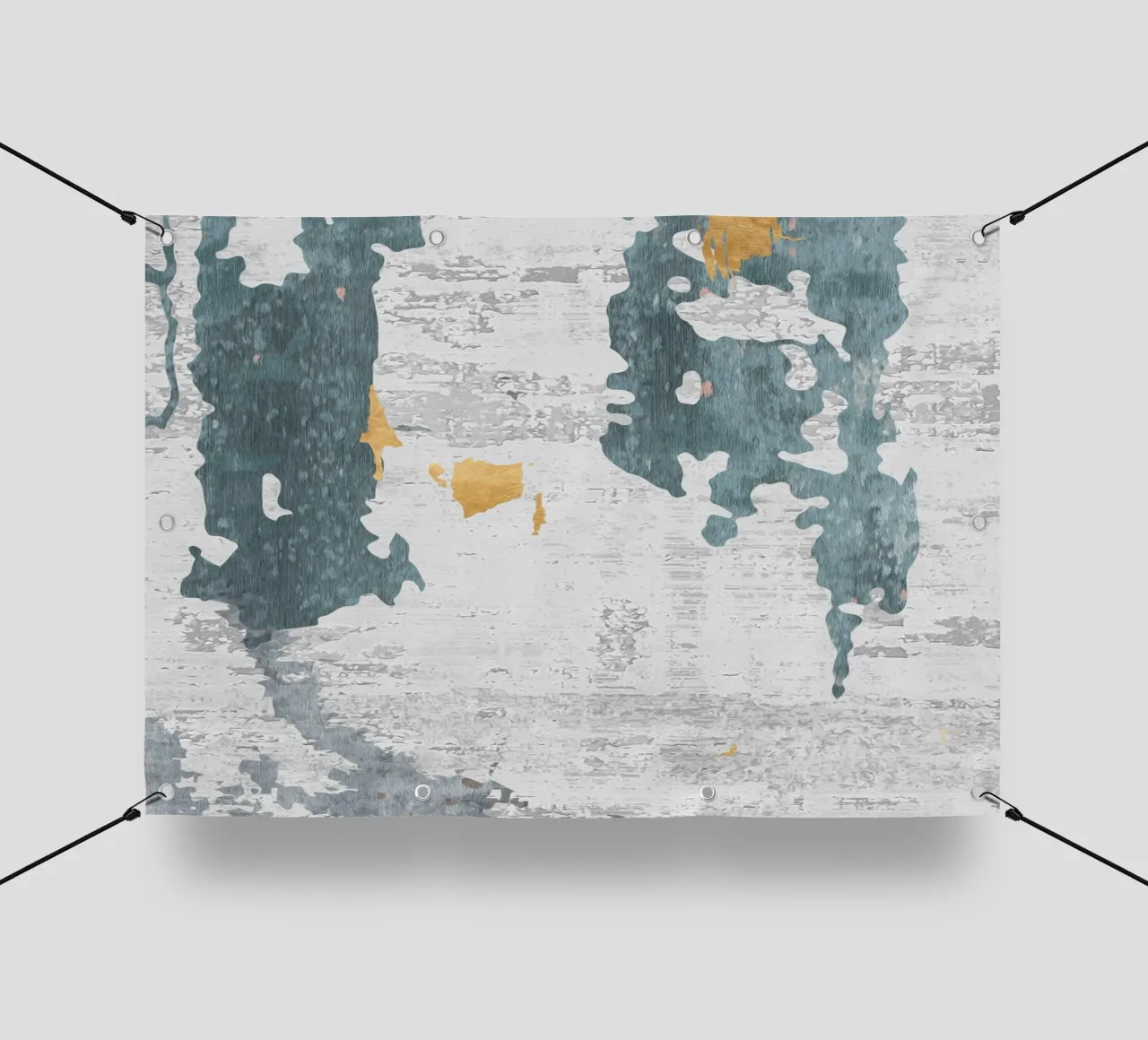 abstract art gray texture telo in pvc da vintageshop