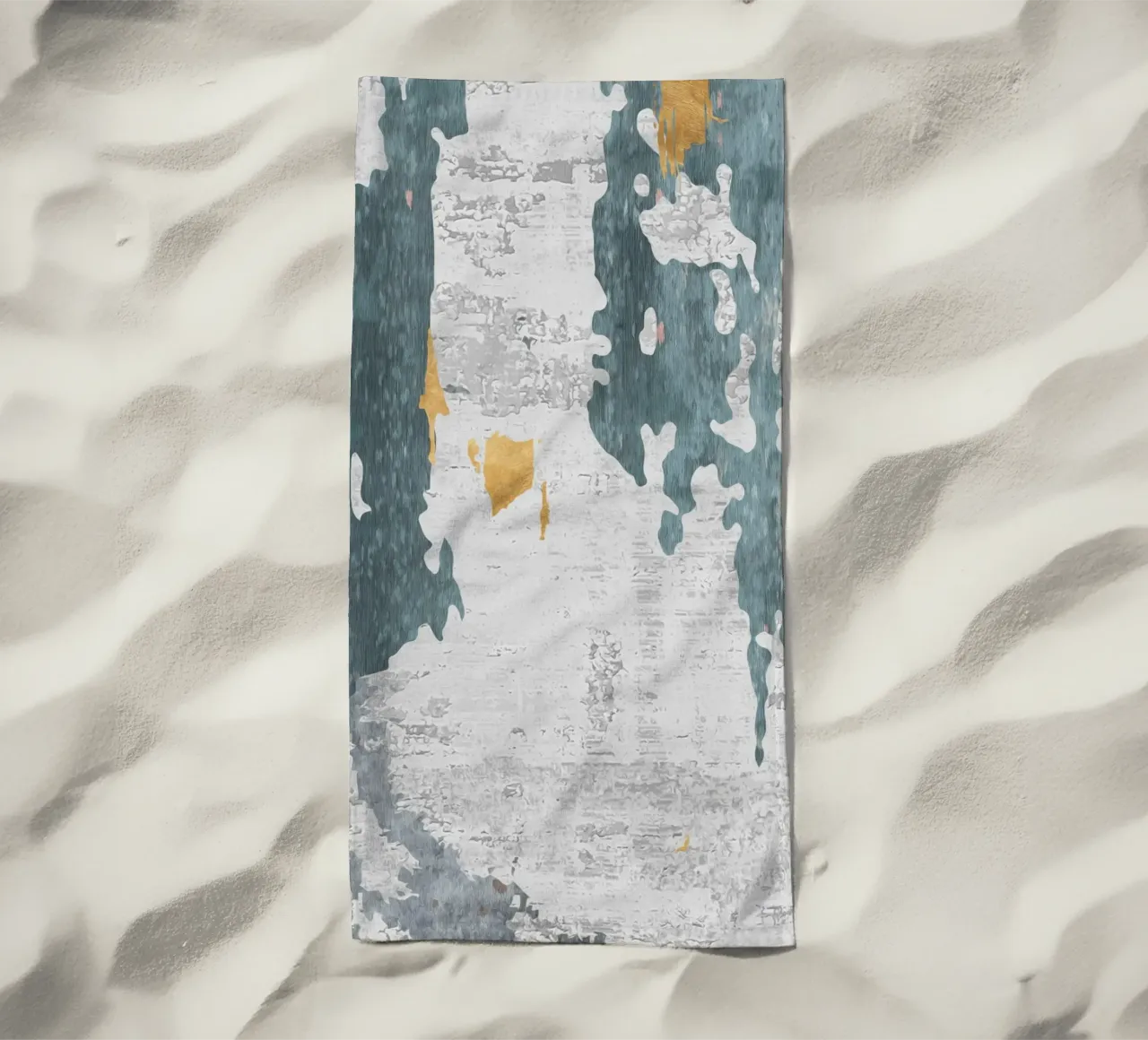abstract art gray texture telo mare da vintageshop