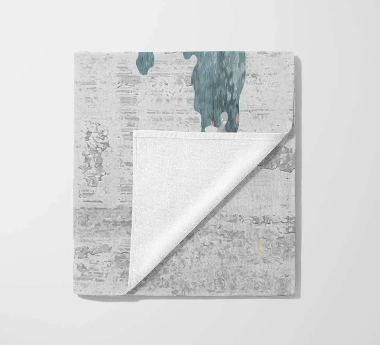 abstract art gray texture telo mare da vintageshop