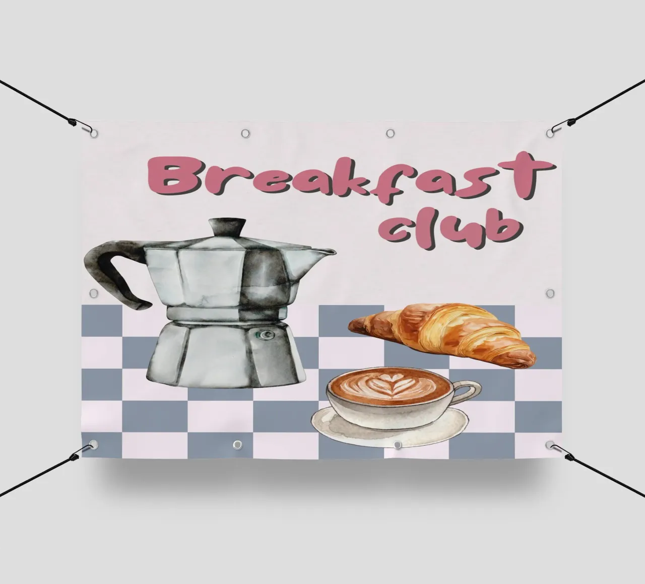 Breakfast Club telo in pvc da IamHomeStudio
