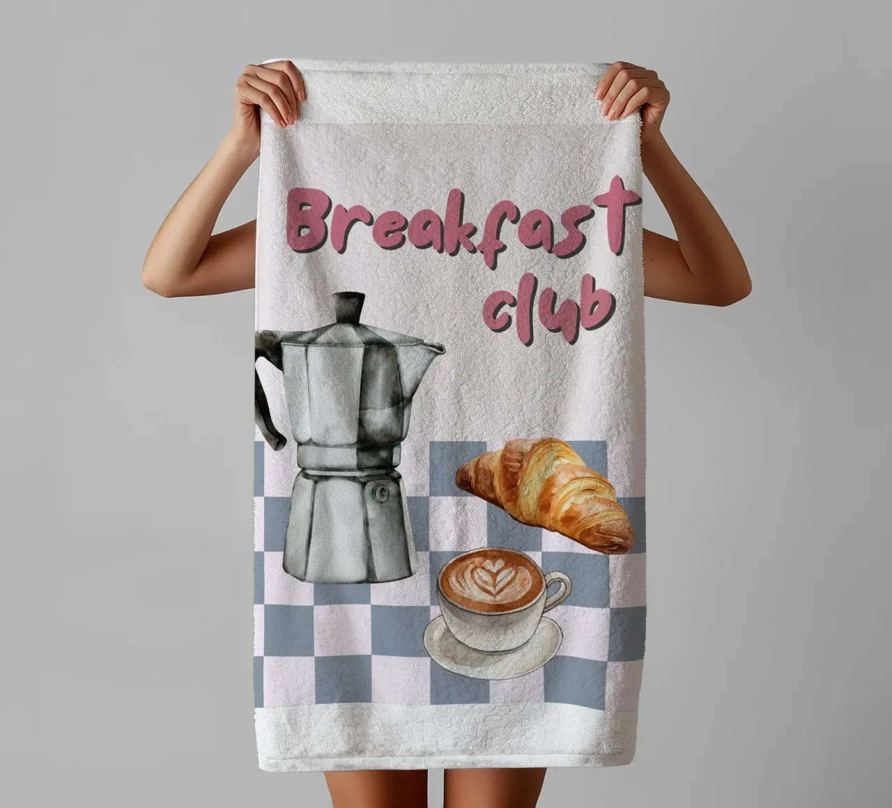 Breakfast Club asciugamano da bagno da IamHomeStudio